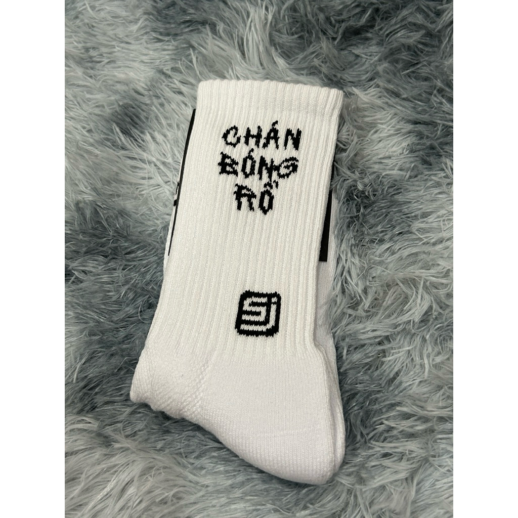 Tất Nhà Space Jump Chán bóng rổ trắng🤍