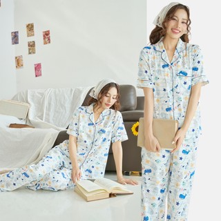 VIBES Đồ bộ Pijama dài Lụa mango cao cấp Alize x Seava x Rose Long Py Set