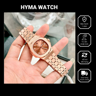 Đồng hồ Nữ cao cấp Carnival 8160L Dây thép mặt vuông đính đá Bảo hành 5 năm Hyma Watch
