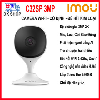 Camera IP WiFi Imou Cue 2E C32SP 3MP 2K | IPC-C22EP 2.0MP Và Cue 2C IPC-C22SP 2.0MP - Thông Minh - Trong Nhà.