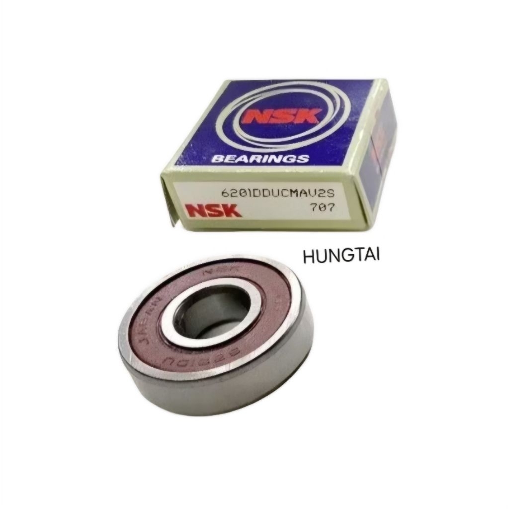 Vòng bi, bạc đạn đùm bánh mâm xe WAVE, FUTURE... 6201 NSK