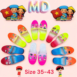   Mua 1đôi Tặng 8 Charm  Dép Tổ Ong Phun Sơn Trend Chuẩn Size 35-43 