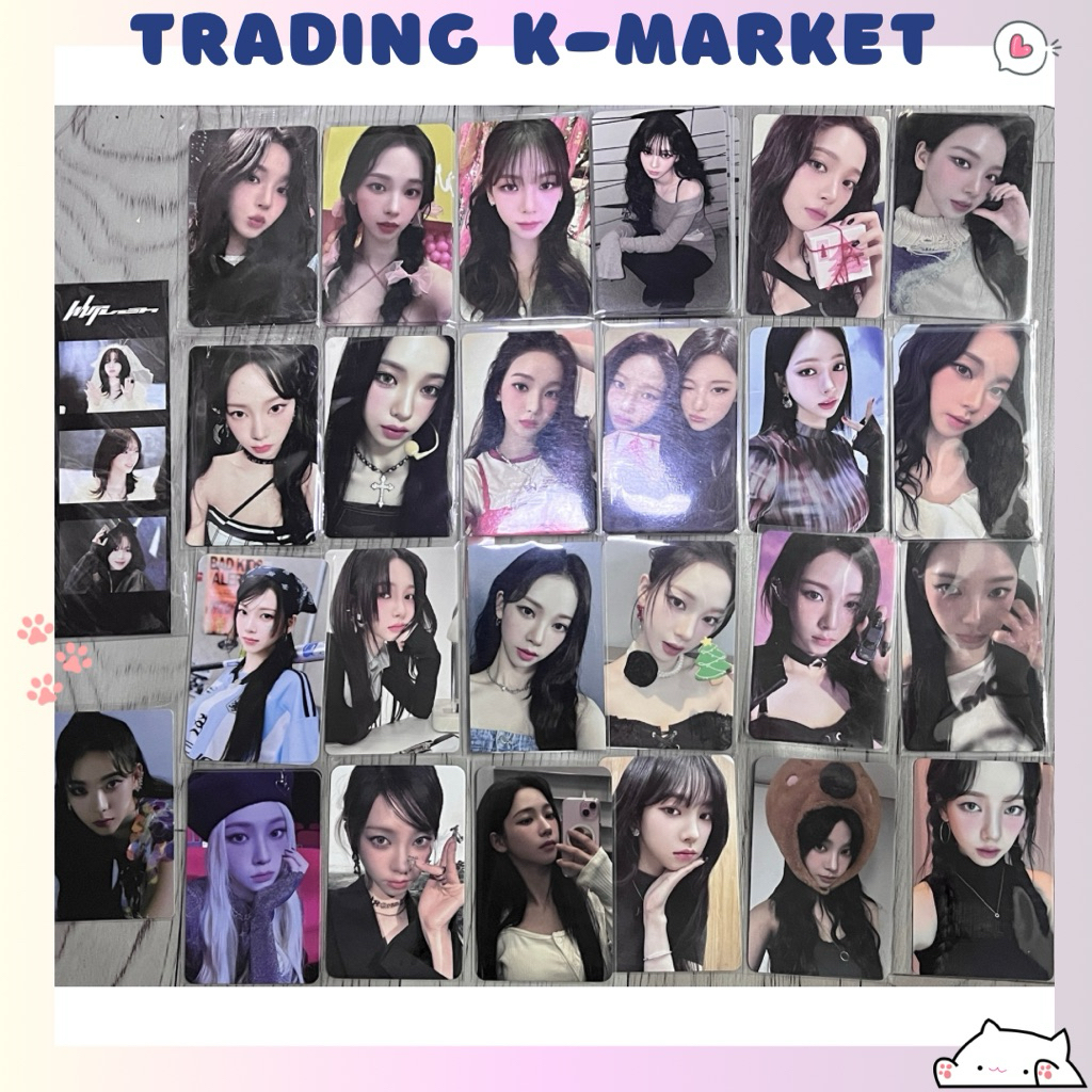[AESPA] Thẻ ảnh Karina AESPA chính hãng photocard official