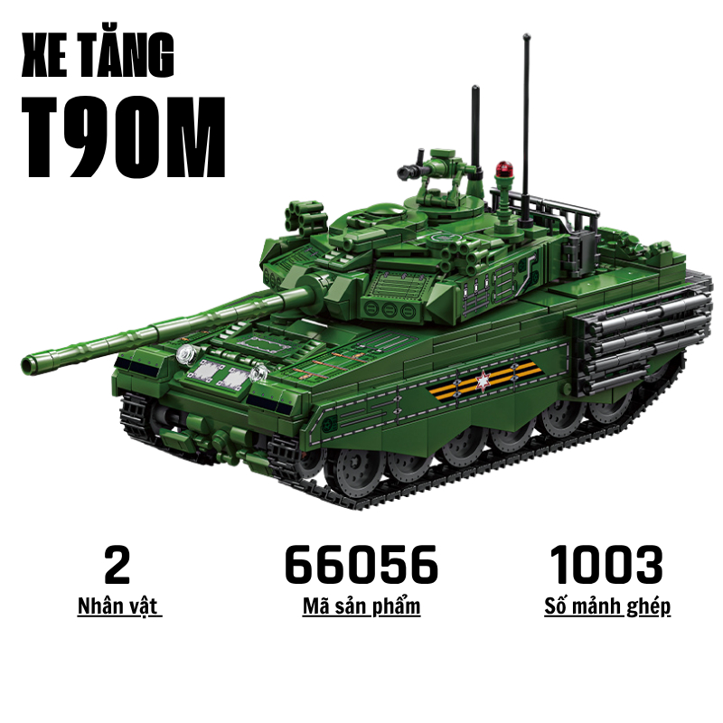 Mô hình xe tăng lắp ráp T90M, Leopard 2A7, Merkava – đồ chơi lắp ráp xe tăng chiến đấu cao cấp
