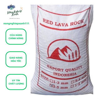 Đá Lava đỏ nhập khẩu nhập Indonesia chuyên trồng sen đá, xương rồng, cây bonsai và hồ cá thủy sinh