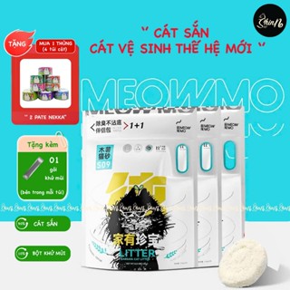 Cát Sắn Meowmo S09 ,Cát vệ sinh cho Mèo,Cát thế hệ mới chống bết đáy,mùi hương dịu nhẹ Túi 2,5kg