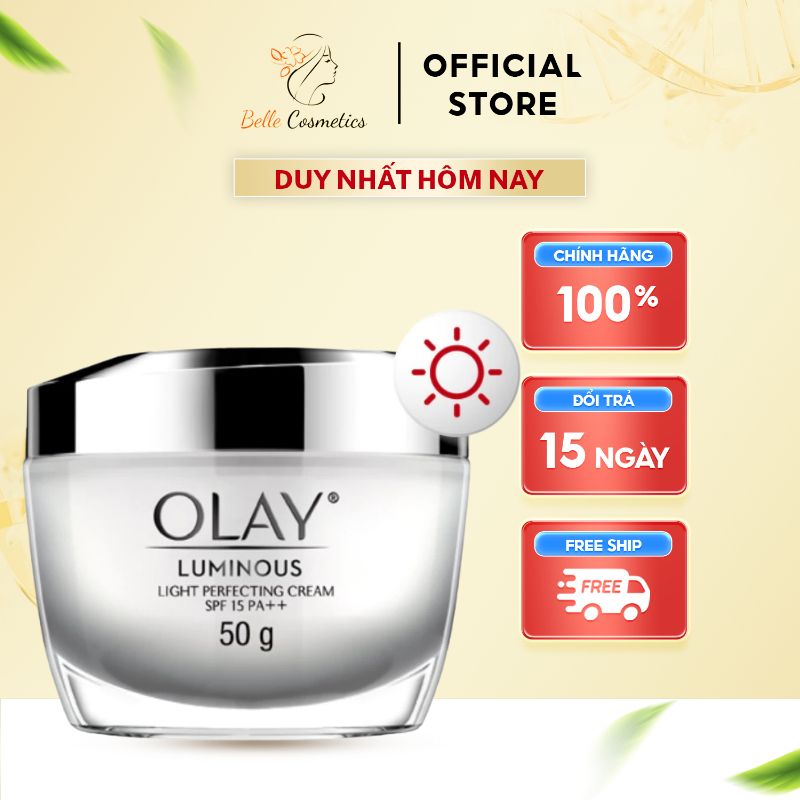 Kem Dưỡng Ẩm OLAY LUMINOUS Ban Ngày Sáng Da Ngăn Tia UV SPF15 PA++  50G