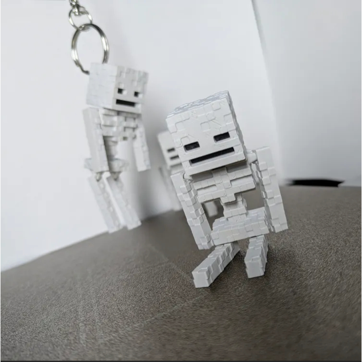 [MINECRAFT] Figure Skeleton Minecraft In 3D – Mô Hình Quái Vật Game