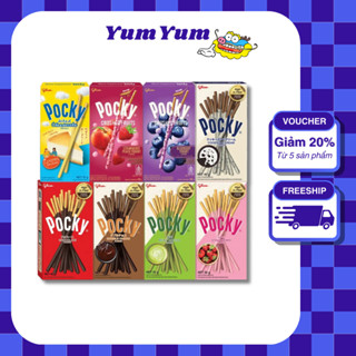  Bánh Que Pocky hộp 35g Các vị: Socola matcha dâu phô mai - yumyum 