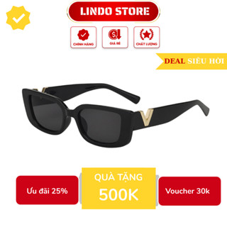 Kính râm nữ mát vuông đẹp cao cấp CINLA KI037 chống tia uv chống loa đi đêm