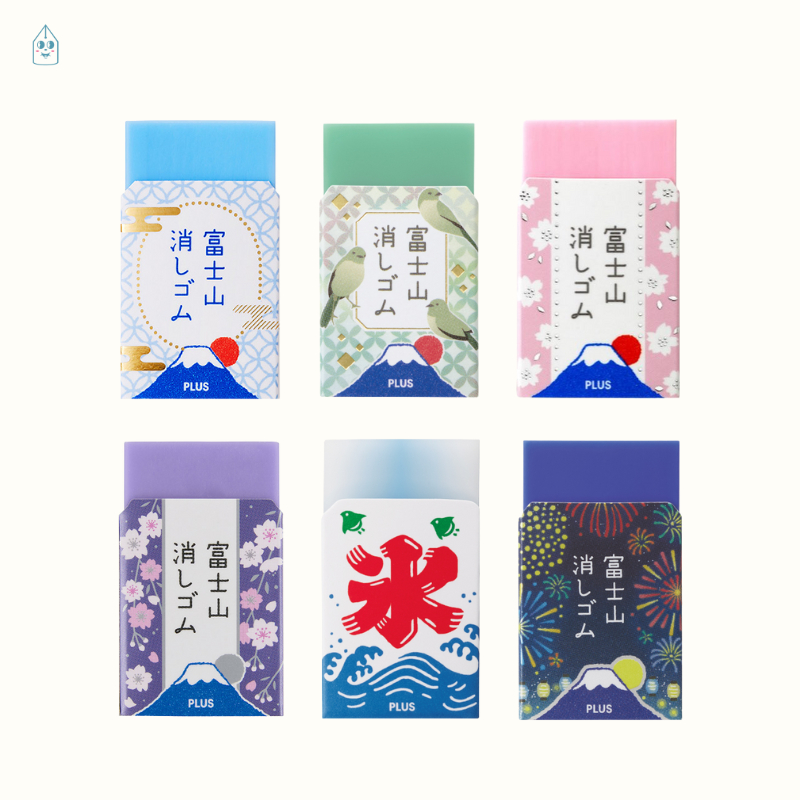 Gôm tẩy học sinh PLUS hình núi Phú Sĩ Fuji