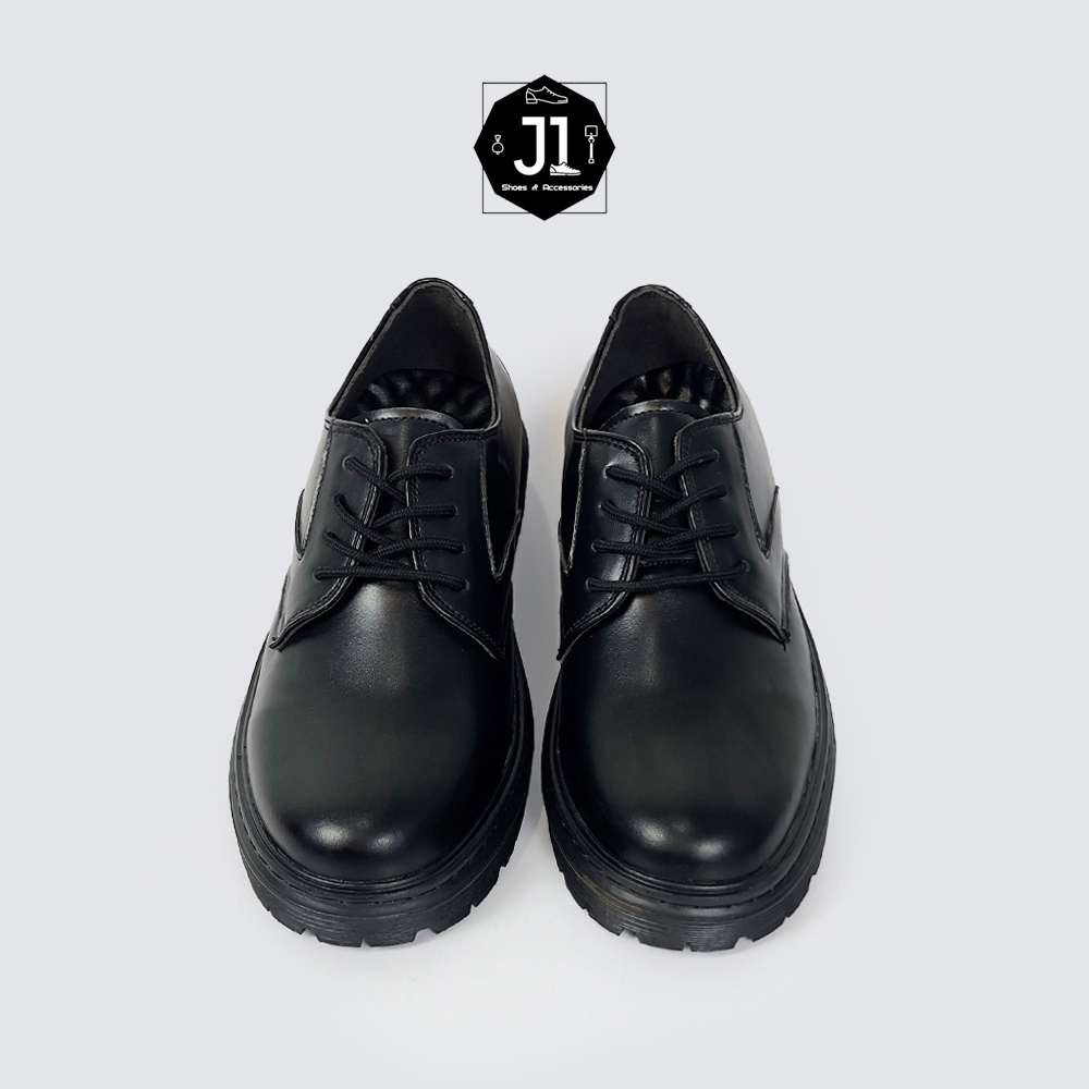 Giày Đốc Dáng Hàn D86 Da Nguyên Tấm J1, Giày Derby Chunky Skorea Full Size Nam Nữ 36-44