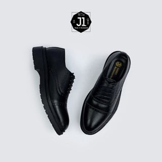 Giày Oxford Nam Da Bò Nguyên Tấm J1, Giày Tây Nam Đế Cao Su Hai Tầng Sang Trọng Lịch Lãm