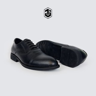 Giày Oxford Captoe Italia Da Bò Nguyên Tấm J1, Giày Công Sở Nam Đế Khâu Viền Sang Trọng