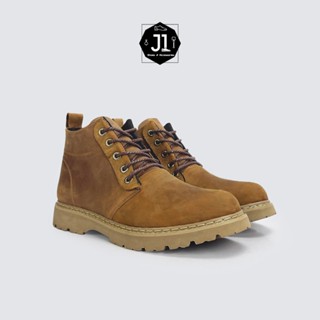 Giày Đốc Nam Da Ngựa Sáp Crazy Horse J1,GIày Combat Boot Đế Khâu Hai Tầng Hot Trend