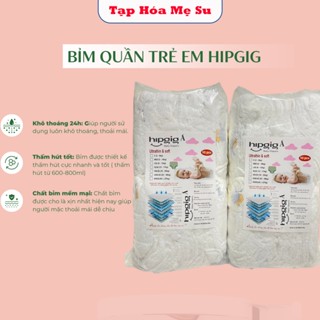 Combo 100 miếng bỉm quần Hipgig A đủ Size từ S/M/L/XXL/XXXL/3XL cho bé yêu