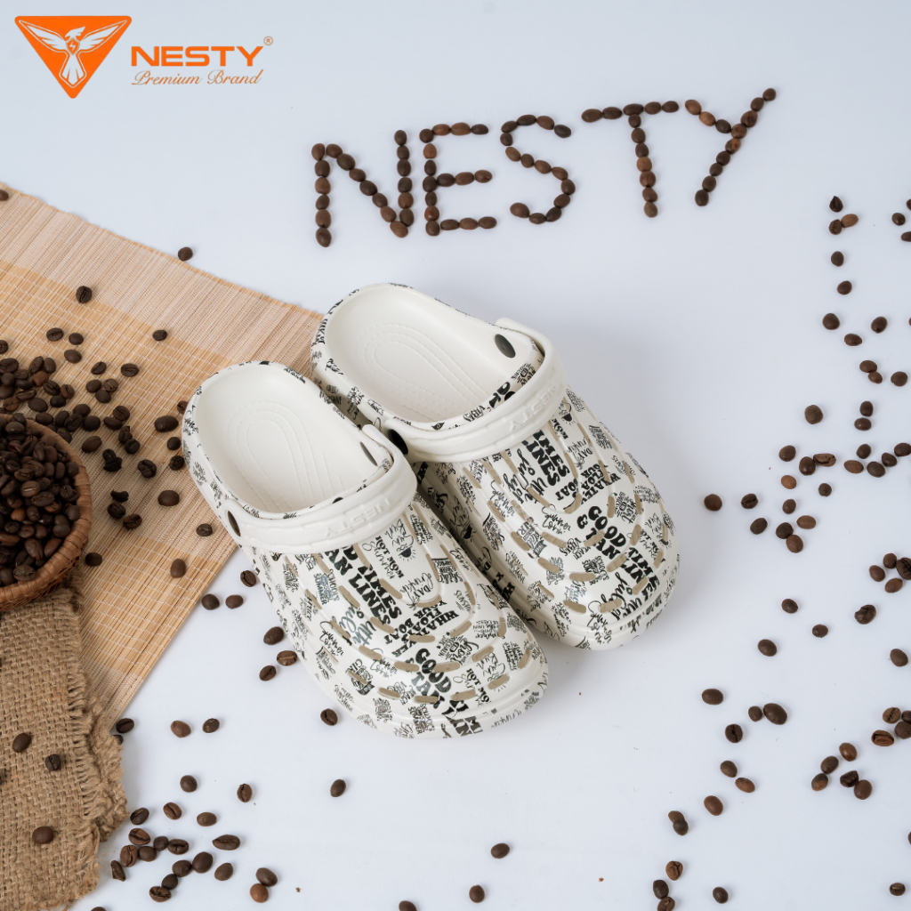 Dép Sục EVA Siêu Nhẹ In Họa Tiết Cá Tính Nesty NE23-IN