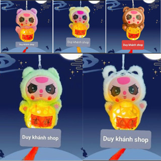 Sét 10 con lồng đèn trung thu baby three mắt đẹp hot trend 2025 nghĩnh đáng yêu cho bé vui trung thu- Rọ thố trung thu