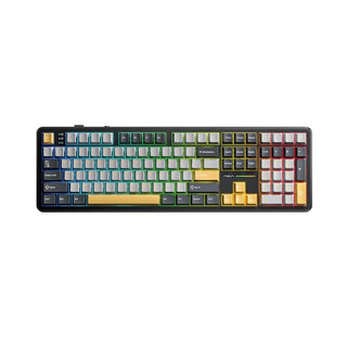 HỎA TỐC] Bàn phím cơ không dây Văn phòng AULA F108 - Black and Gold (Hot-swap | 3-Mode)- Maxpinggear