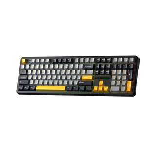 HỎA TỐC] Bàn phím cơ không dây Văn phòng AULA F108 - Black and Gold (Hot-swap | 3-Mode)- Maxpinggear