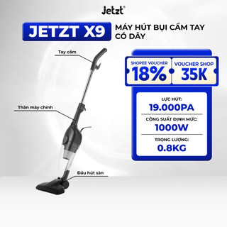  Máy hút bụi cầm tay có dây 3in1 JETZT X9 lực hút 19.000PA hệ thống lọc bụi đa tầng 