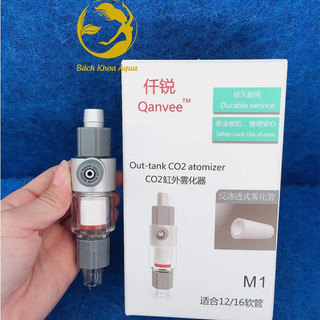 Bộ trộn sứ CO2 Qanvee M1 M2 - phụ kiện bể thủy sinh, hồ cá cảnh