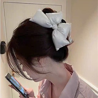 Kẹp Nơ Da Bông Lớn Ba Chiều Cao Cấp, Kẹp Càng Cua Đính Nơ Sang Chảnh Zichi KLNBONG08 a1