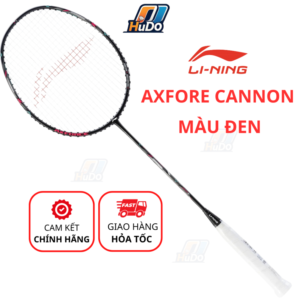Vợt cầu lông Lining Axforce Cannon màu đen - Vợt Lining Cannon 4U công thủ toàn diện căng sẵn