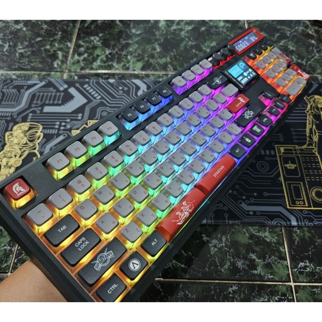 (Sẵn hàng) Bàn phím cơ Fullsize Skyloong Gk104, Gk87 pro tích hợp màn hình, núm siêu đỉnh, độ trễ không dây thấp | BigBuy360 - bigbuy360.vn