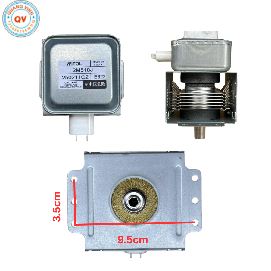 Bóng đèn cao tần 518J lò vi sóng WITOL, phát sóng chân liền ngược hướng - Linh kiện lò vi sóng sharp