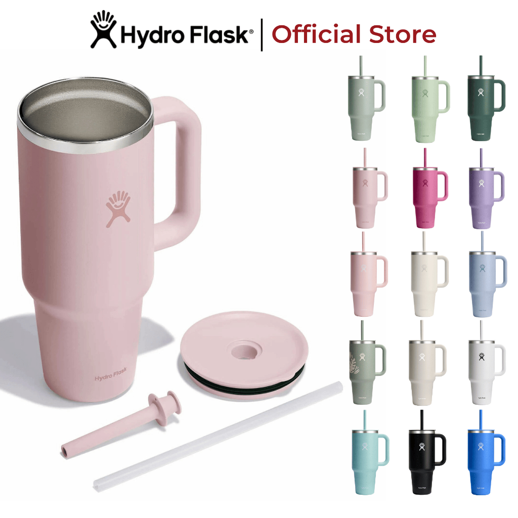 Ly giữ nhiệt Hydro Flask 1183ml Around Travel Tumbler 40 oz kèm ống hút, chính hãng, giữ nhiệt tốt | BigBuy360 - bigbuy360.vn