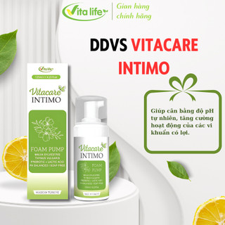 Vita Life Dung dịch vệ sinh phụ nữ Vitacare Intimo hỗ trợ cân bằng pH khử mùi hôi lọ 125ml