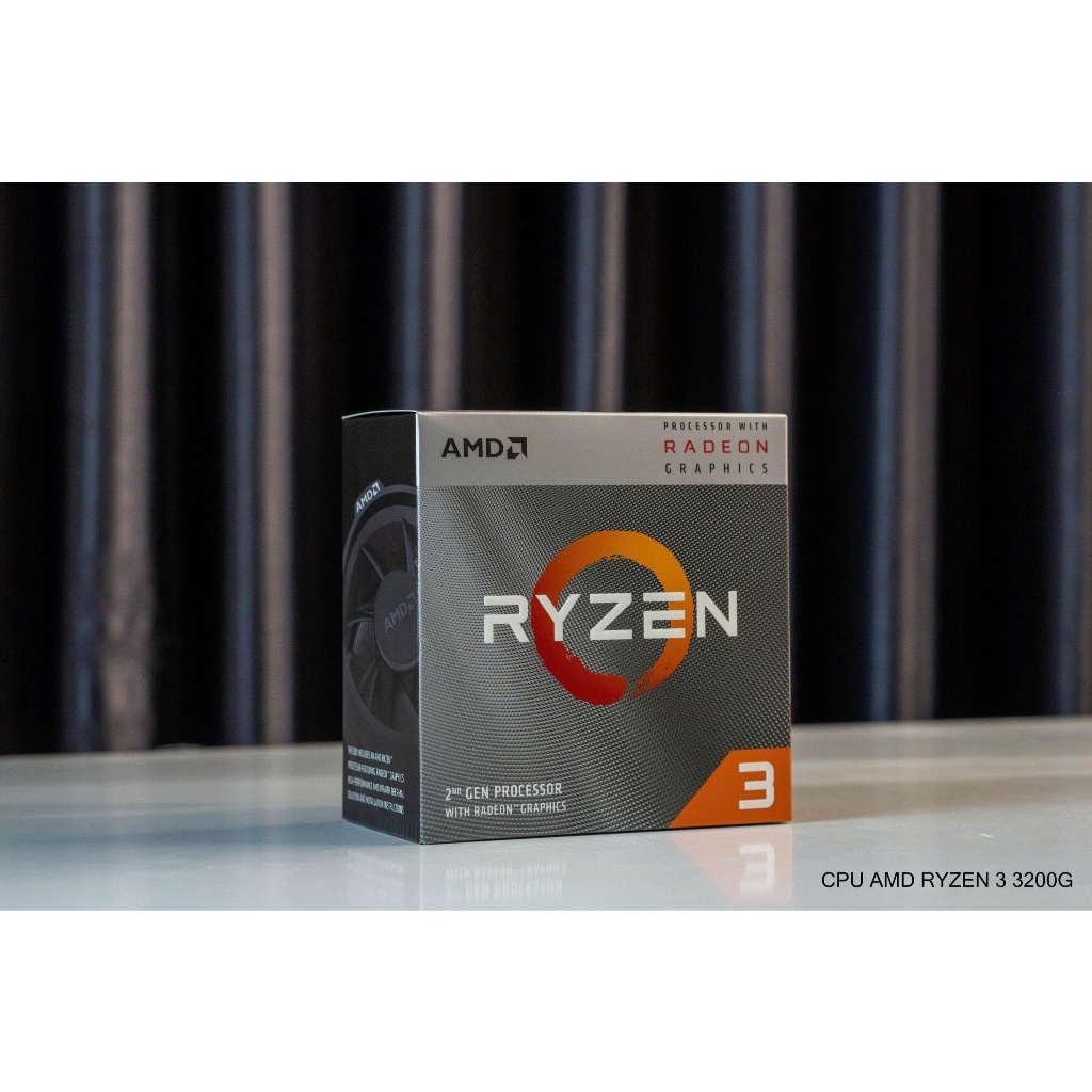 CPU AMD Ryzen 3 3200G (4 nhân 4 luồng, 3.6Ghz - 4.0Ghz, 6MB)