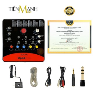 [Chính Hãng] Soundcard Audio Interface Icon Upod Pro Bộ Thu Âm Thanh, Livestream, Hát Karaoke