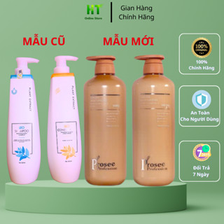  CHÍNH HÃNG Cặp dầu gội xả phục hồi tóc hư tổn siêu mềm mượt tóc LEO PROSEE 800ml 