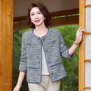  Áo khoác dạ nữ trung niên cao cấp cho mẹ thời trang Ms Lady Mã K63 