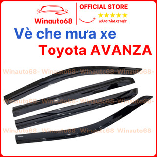 Vè Che Mưa Xe Toyota Avanza 2018 2019 2020, 2022 2024 2025 2026 Nhựa đen DÀY cao cấp