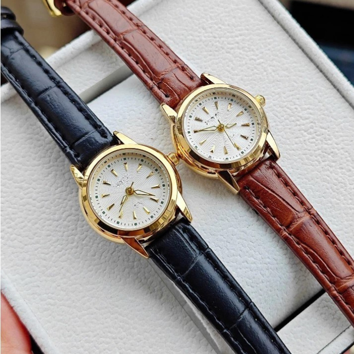 Đồng Hồ Nữ HALEI Dây Da Nhỏ Thiết Kế Sang Trọng Và Thanh Lịch G018