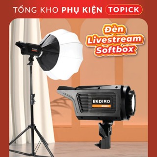 Đèn Livestream Softbox Cầu BEDIRO TOPICK – Bộ Đèn Trợ Sáng Quay Video, Chụp Hình Chuyên Nghiệp