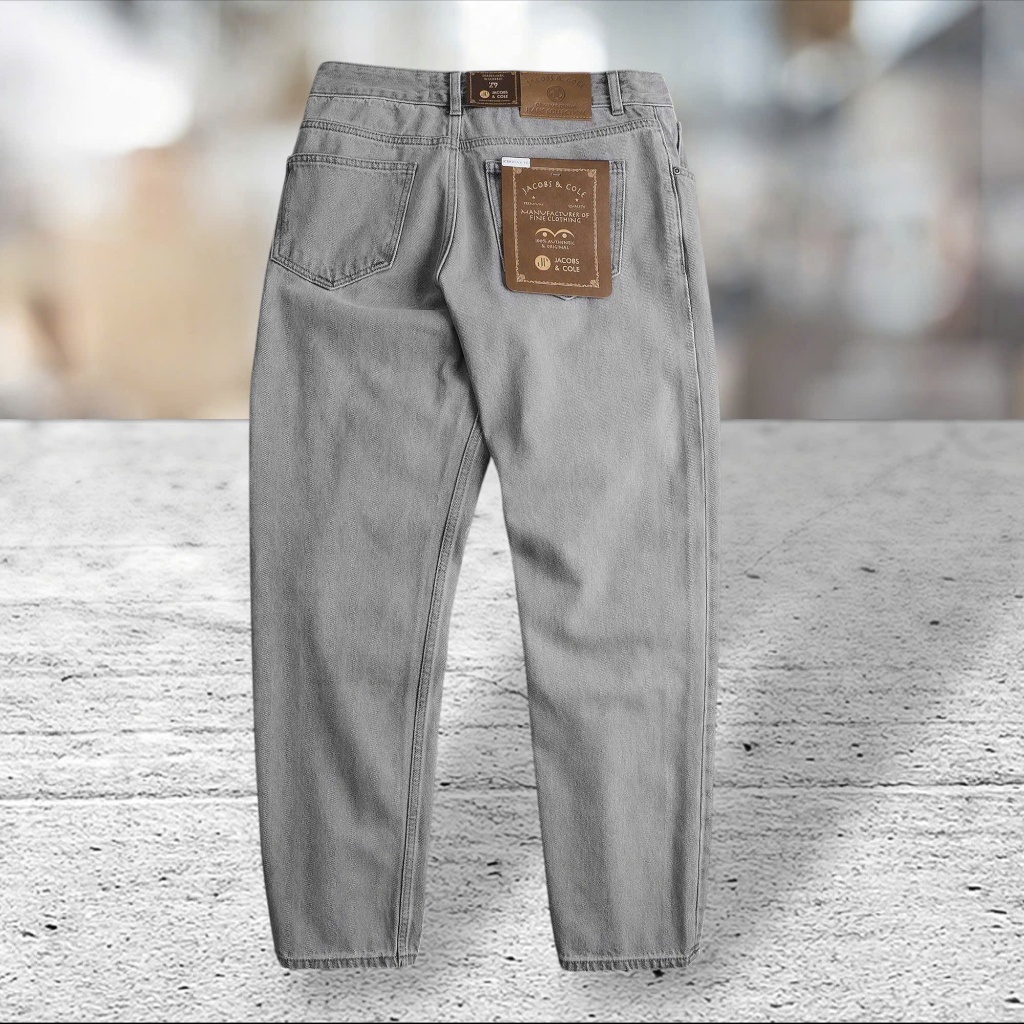 Quần jean Jacobs Cole ống suông co giãn thoải mái màu trơn không wash phù hợp đi học đi làm