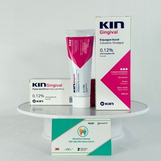 [COMBO KIN GINGIVAL]1 Chai Nước Súc Miệng Kin Gingival 250ml +1 Type Kem Đánh Răng Kin Gingival 75mL
