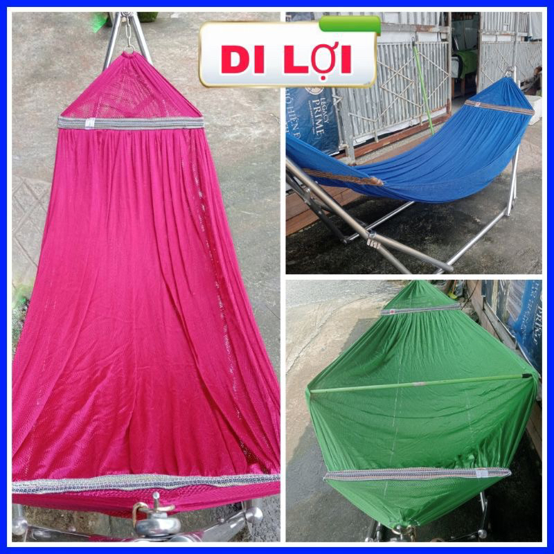 Võng Lưới DI LỢI Size Đại Cao Cấp 2 Lớp Cho Khung lớn Chất Vải Dày Mềm Rộng An Toàn Cho Người Sử Dụng