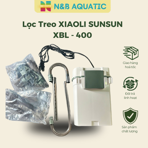 MÁY LỌC XBL-400 – LỌC MẠNH, GIỮ NƯỚC TRONG, CÁ KHỎE MẠNH
