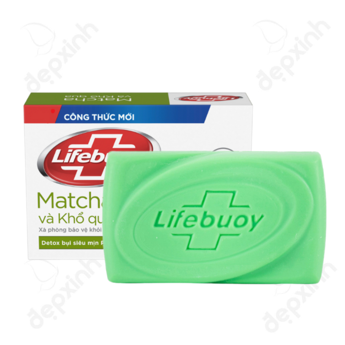 Xà Bông Cục Diệt Khuẩn Lifebuoy Matcha Và Khổ Qua (125g)