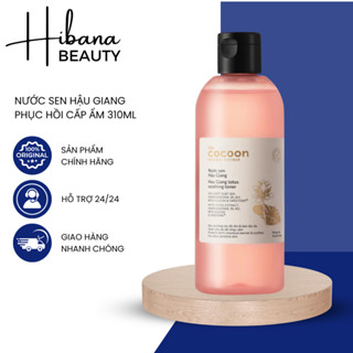 Nước sen Hậu Giang Toner giúp cấp ẩm, phục hồi đa nhiệm cho da rất nhạy cảm Cocoon 310ml