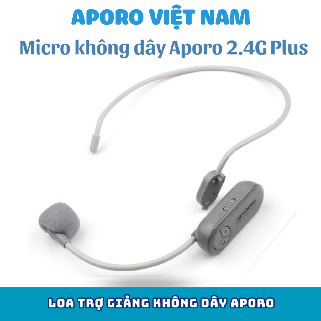 Micro không dây Aporo 2.4G dành cho các dòng máy T18 2.4G Plus, T25 2.4G, T26 2.4G