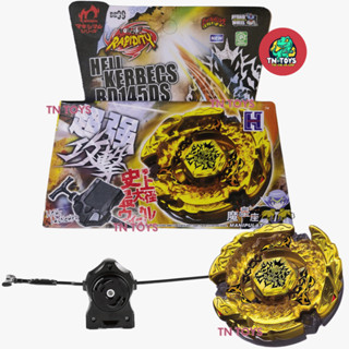  Con Quay Vô Cực Sói 3 Đầu - Con Quay Beyblade Metal Fury Kèm Bệ Phóng Cho Bé 