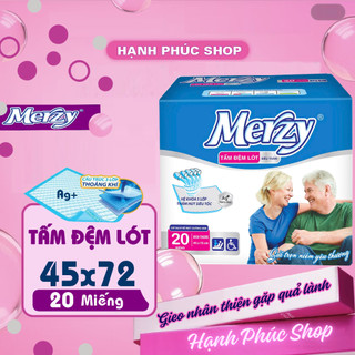Tấm lót già Merzy 20 miếng 45x72 và 60x70cm siêu thấm #lót già #lót già merzy #tấm lót già #tấm lót người già #caryn