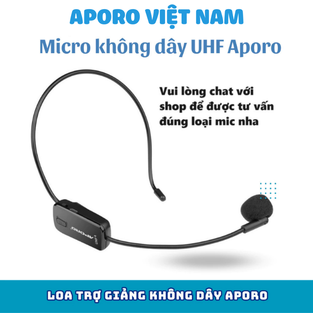 Micro không dây UHF Aporo T18 /T20 /T31 /T30