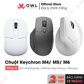 Chuột không dây Keychron M4 / M5 / M6 (Hàng chính hãng)